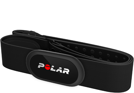 Polar H10 heart rate sensor with Polar Pro Strap